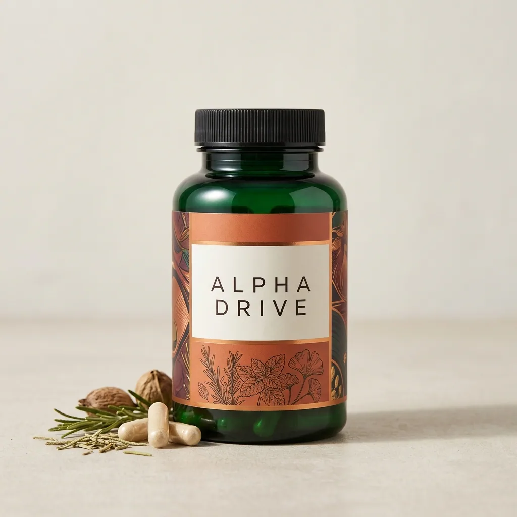 Alpha Drive kosttillskott burk 60 kapslar